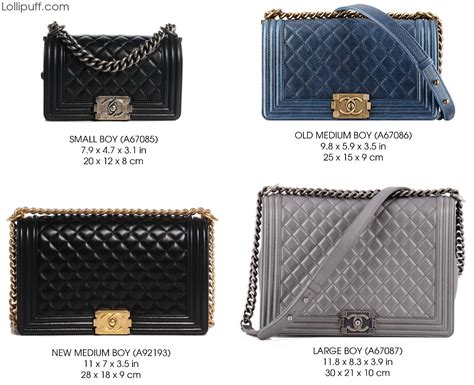 chanel le boy bag binnenkant|Chanel bag size.